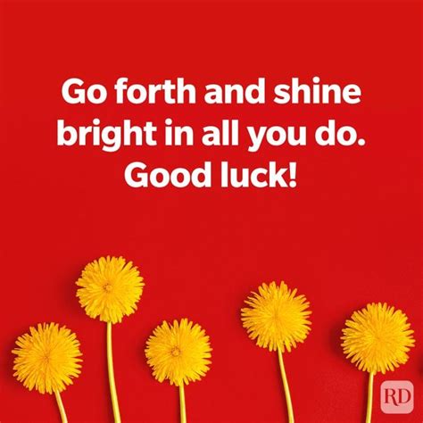 The best of luck .